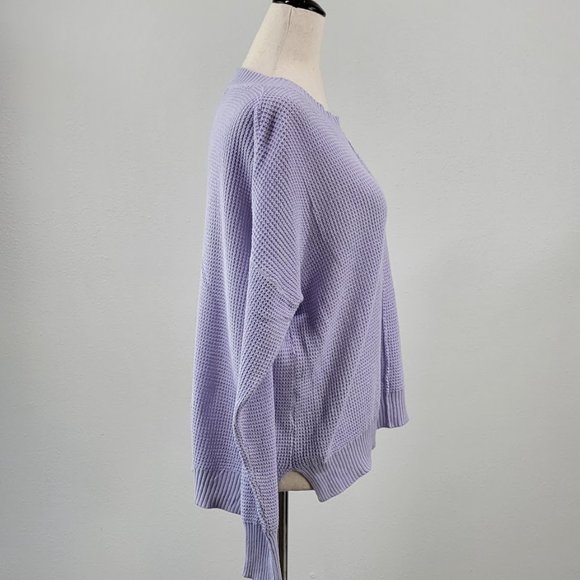 SWEET ROMEO seed stitch sweater lilac Sz XS - Picture 4 of 8